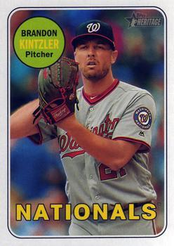 #355 Brandon Kintzler - Washington Nationals - 2018 Topps Heritage Baseball