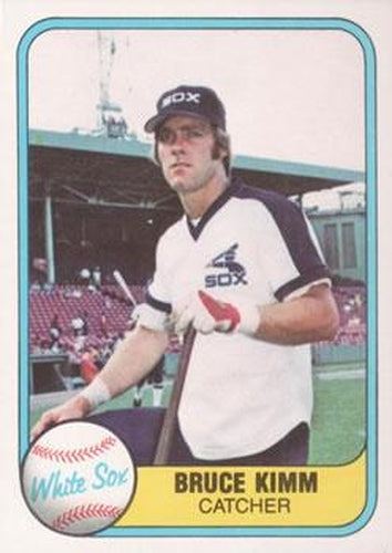#355 Bruce Kimm - Chicago White Sox - 1981 Fleer Baseball
