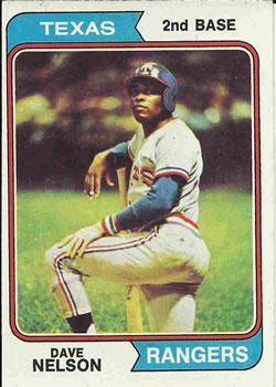 #355 Dave Nelson - Texas Rangers - 1974 Topps Baseball