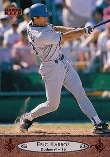 #355 Eric Karros - Los Angeles Dodgers - 1996 Upper Deck Baseball