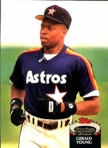 #355 Gerald Young - Houston Astros - 1992 Stadium Club Baseball