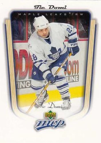 #355 Tie Domi - Toronto Maple Leafs - 2005-06 Upper Deck MVP Hockey