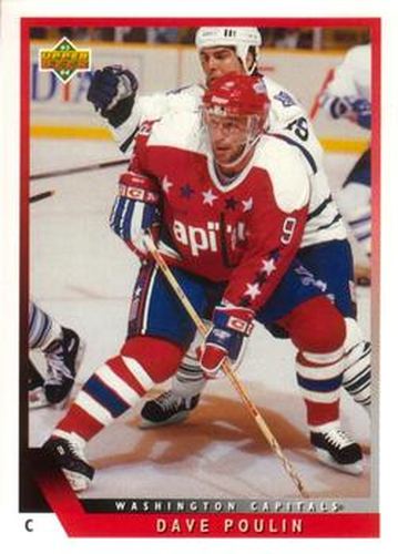 #355 Dave Poulin - Washington Capitals - 1993-94 Upper Deck Hockey