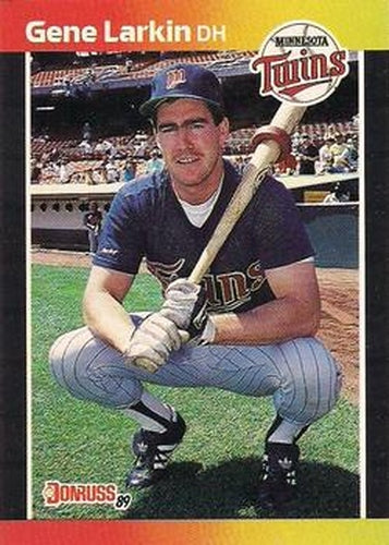#355 Gene Larkin - Minnesota Twins - 1989 Donruss Baseball