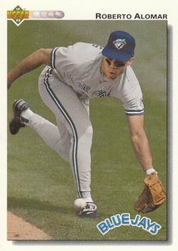 #355 Roberto Alomar - Toronto Blue Jays - 1992 Upper Deck Baseball
