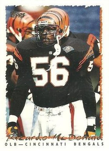 #356 Ricardo McDonald - Cincinnati Bengals - 1995 Topps Football