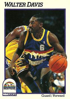 #356 Walter Davis - Denver Nuggets - 1991-92 Hoops Basketball