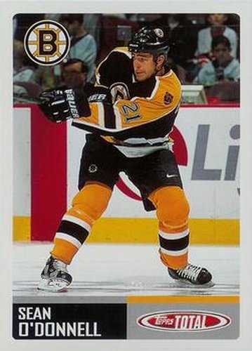 #356 Sean O'Donnell - Boston Bruins - 2002-03 Topps Total Hockey