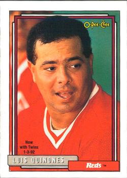 #356 Luis Quinones - Minnesota Twins - 1992 O-Pee-Chee Baseball