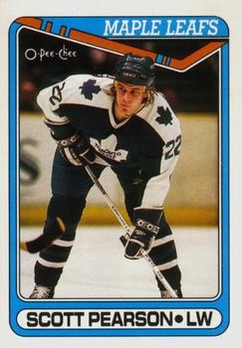 #356 Scott Pearson - Toronto Maple Leafs - 1990-91 O-Pee-Chee Hockey