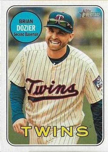 #356 Brian Dozier - Minnesota Twins - 2018 Topps Heritage Baseball
