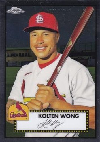 #356 Kolten Wong - St. Louis Cardinals - 2021 Topps Chrome Platinum Anniversary Baseball