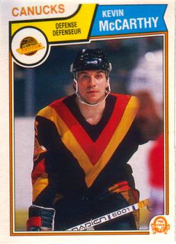 #356 Kevin McCarthy - Vancouver Canucks - 1983-84 O-Pee-Chee Hockey