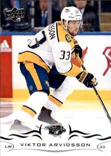 #357 Viktor Arvidsson - Nashville Predators - 2018-19 Upper Deck Hockey