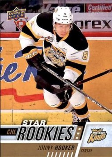 #357 Jonny Hooker - Brandon Wheat Kings - 2017-18 Upper Deck CHL Hockey