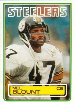 357 Mel Blount - Pittsburgh Steelers - 1983 Topps Football – Isolated Cards