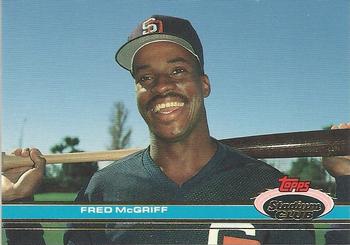 #357 Fred McGriff - San Diego Padres - 1991 Stadium Club Baseball