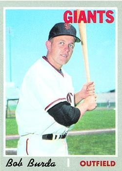 #357 Bob Burda - San Francisco Giants - 1970 Topps Baseball