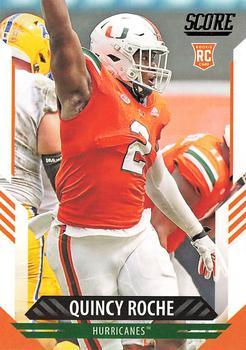 #357 Quincy Roche - Miami Hurricanes - 2021 Score Football