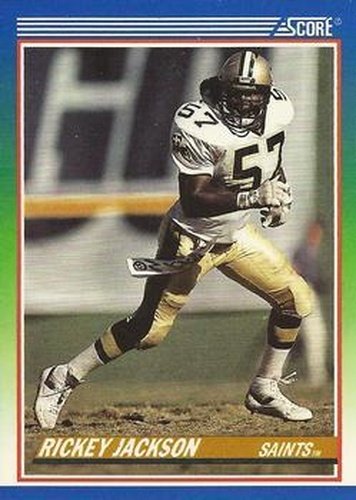 #357 Rickey Jackson - New Orleans Saints - 1990 Score Football
