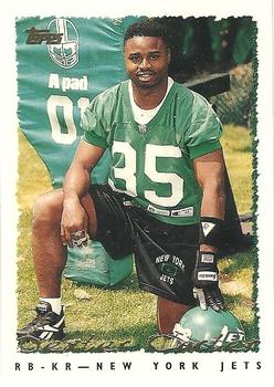 #357 Dexter Carter - New York Jets - 1995 Topps Football