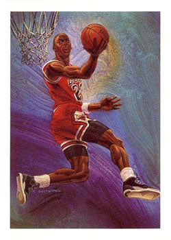 #358 Michael Jordan - Chicago Bulls - 1990-91 Hoops Basketball