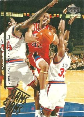 #358 Jerry Stackhouse - Philadelphia 76ers - 1995-96 Upper Deck Basketball