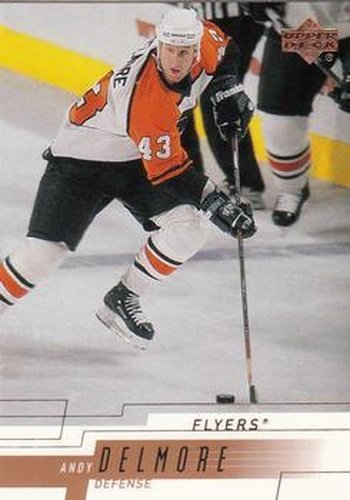 #358 Andy Delmore - Philadelphia Flyers - 2000-01 Upper Deck Hockey