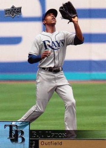#358 B.J. Upton - Tampa Bay Rays - 2009 Upper Deck Baseball