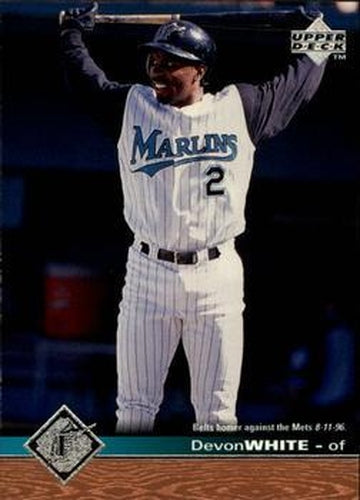 #358 Devon White - Florida Marlins - 1997 Upper Deck Baseball