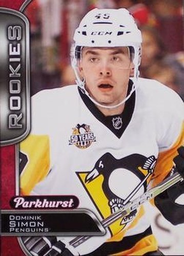 #358 Dominik Simon - Pittsburgh Penguins - 2016-17 Parkhurst - Red Hockey