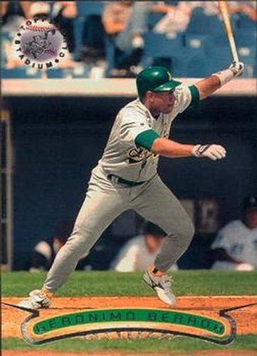 #358 Geronimo Berroa - Oakland Athletics - 1996 Stadium Club Baseball