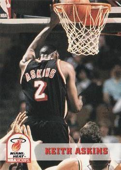 #358 Keith Askins - Miami Heat - 1993-94 Hoops Basketball