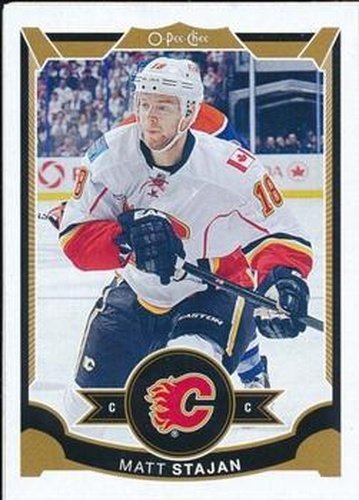 #358 Matt Stajan - Calgary Flames - 2015-16 O-Pee-Chee Hockey