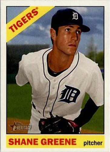 #358 Shane Greene - Detroit Tigers - 2015 Topps Heritage Baseball