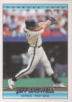 #358 Jeff Bagwell - Houston Astros - 1992 Donruss Baseball