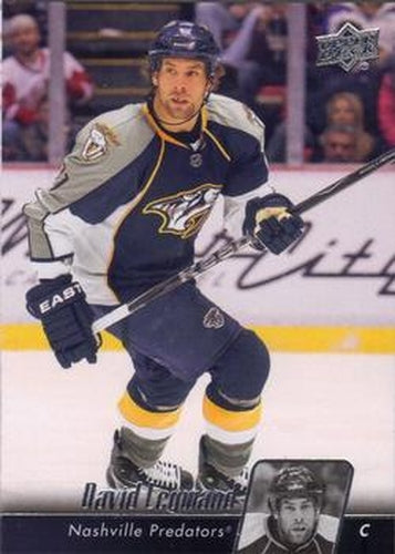 #359 David Legwand - Nashville Predators - 2010-11 Upper Deck Hockey