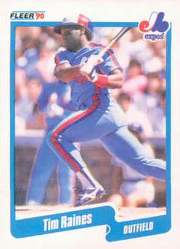 #359 Tim Raines - Montreal Expos - 1990 Fleer USA Baseball
