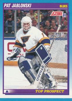 #359 Pat Jablonski - St. Louis Blues - 1991-92 Score Canadian Bilingual Hockey