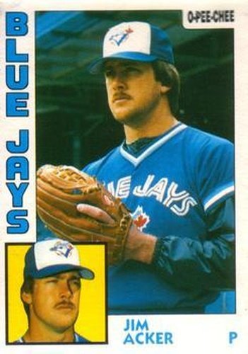 #359 Jim Acker - Toronto Blue Jays - 1984 O-Pee-Chee Baseball
