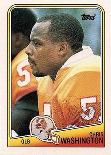 #359 Chris Washington - Tampa Bay Buccaneers - 1988 Topps Football