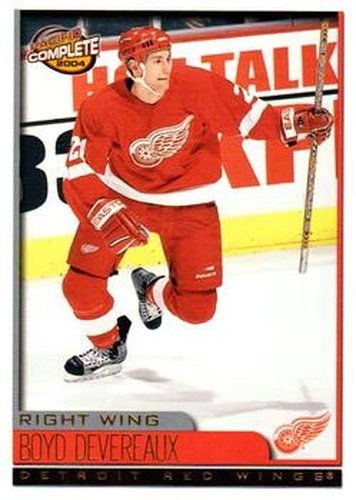 #359 Boyd Devereaux - Detroit Red Wings - 2003-04 Pacific Complete Hockey