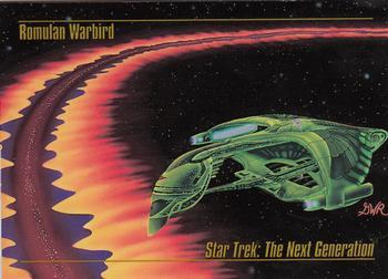 #35 Romulan Warbird - 1993 SkyBox Star Trek Master Series