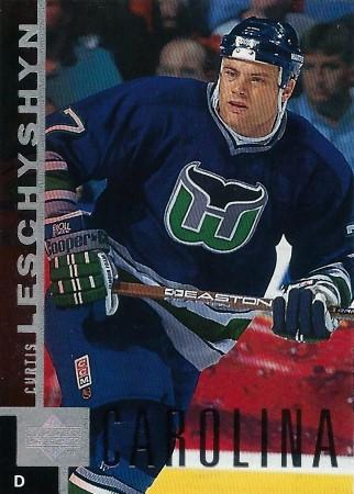 #35 Curtis Leschyshyn - Carolina Hurricanes - 1997-98 Upper Deck Hockey