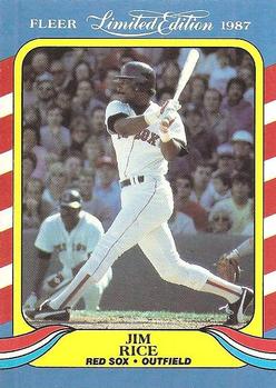 #35 Jim Rice - Boston Red Sox - 1987 Fleer Limited Edition Baseball