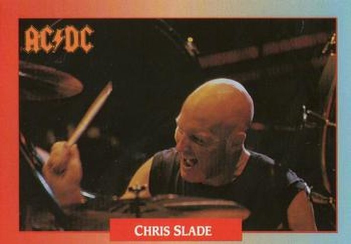 #35 Chris Slade - 1991 Brockum Rock Cards