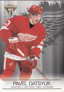 #35 Pavel Datsyuk - Detroit Red Wings - 2003-04 Pacific Private Stock Titanium Hockey