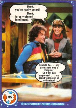 #35 Mork, You're Really Smart! - 1978 O-Pee-Chee Mork & Mindy
