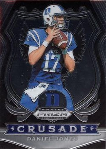 #35 Daniel Jones- Duke Blue Devils - 2020 Panini Prizm Draft Picks Football
