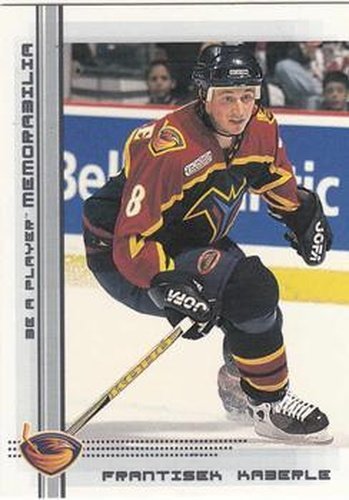 #35 Frantisek Kaberle - Atlanta Thrashers - 2000-01 Be a Player Memorabilia Hockey